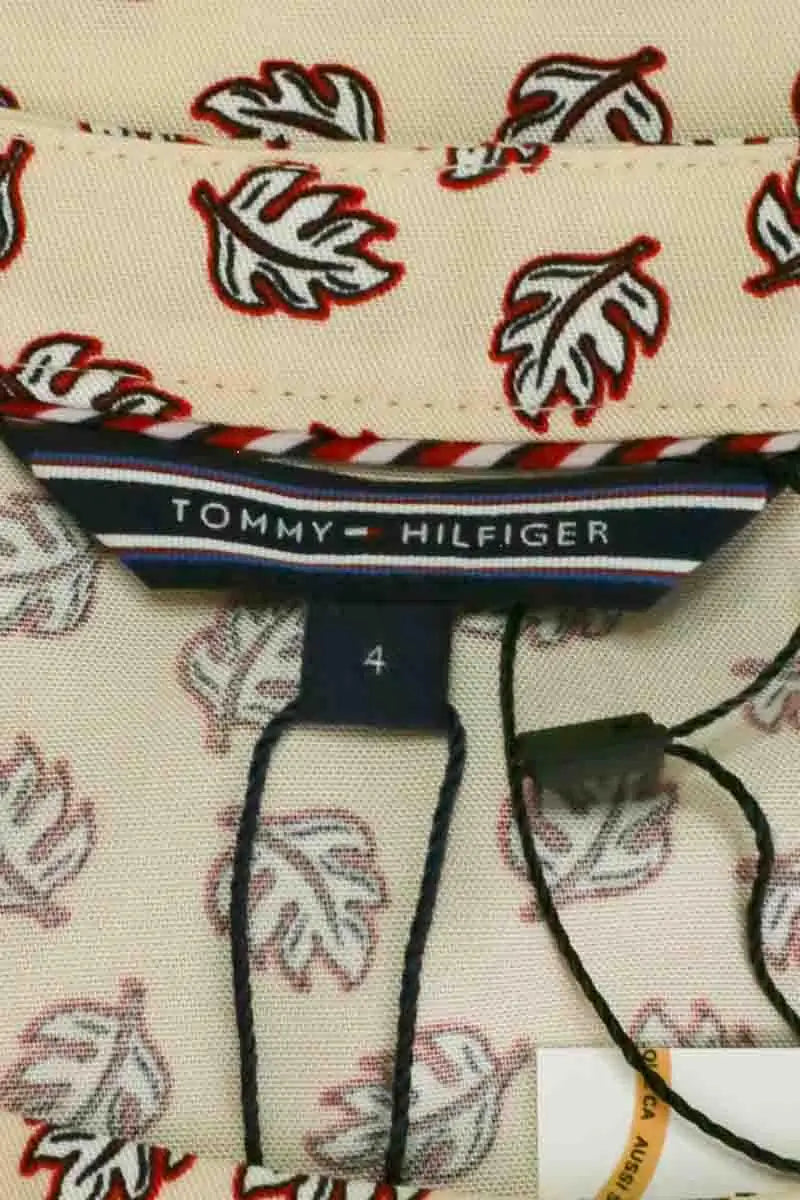Blouse Tommy Hilfiger Beige en Synthétique