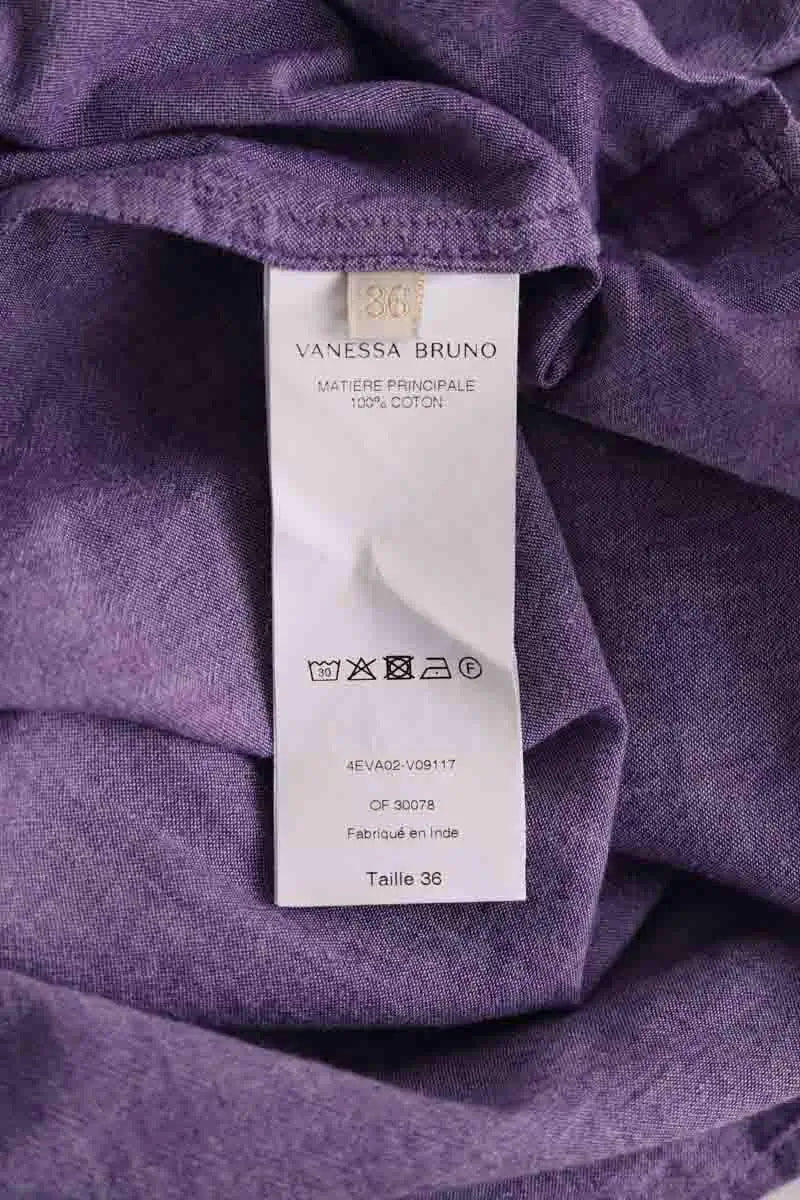 Blouse Vanessa Bruno Violet en Coton