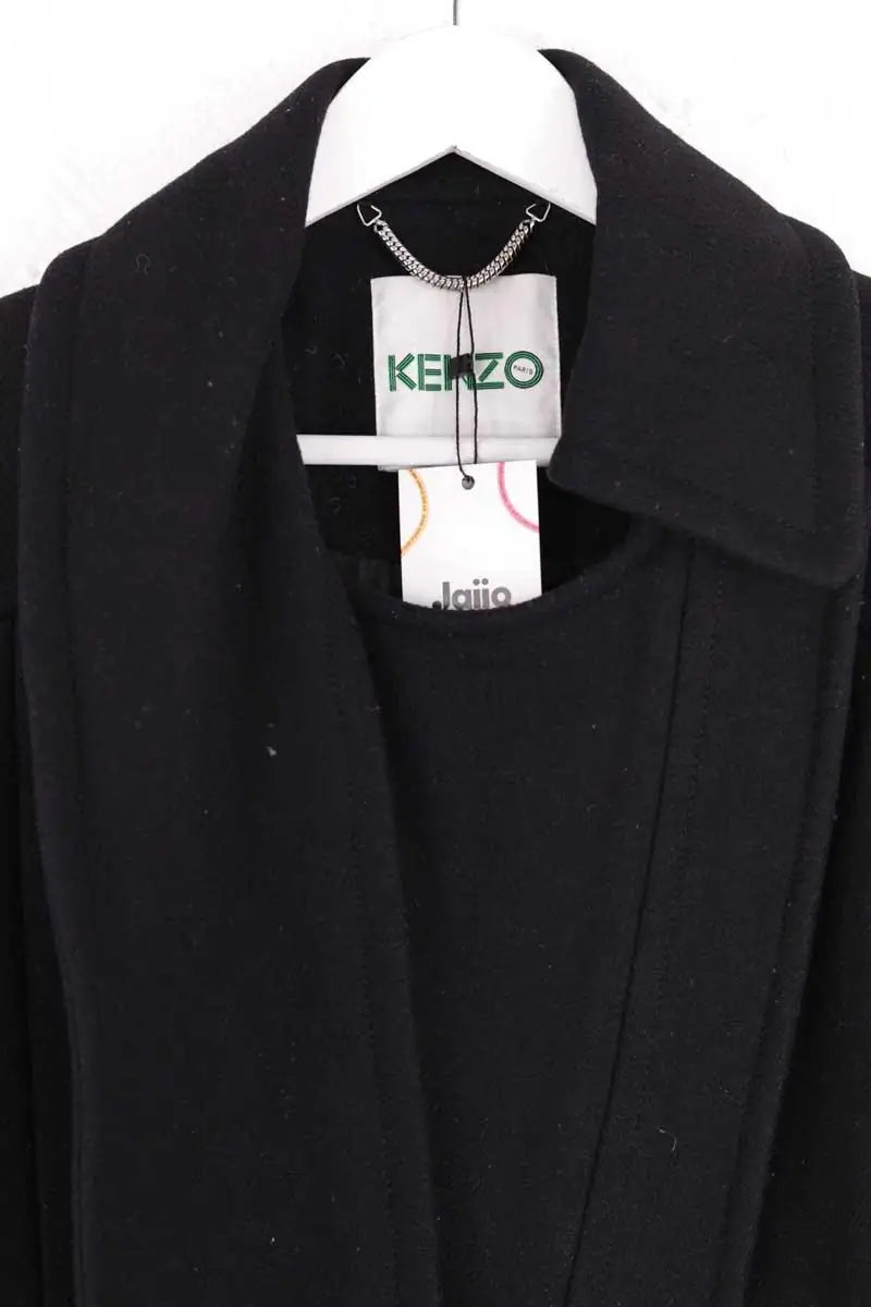 Manteau Kenzo Noir en Laine