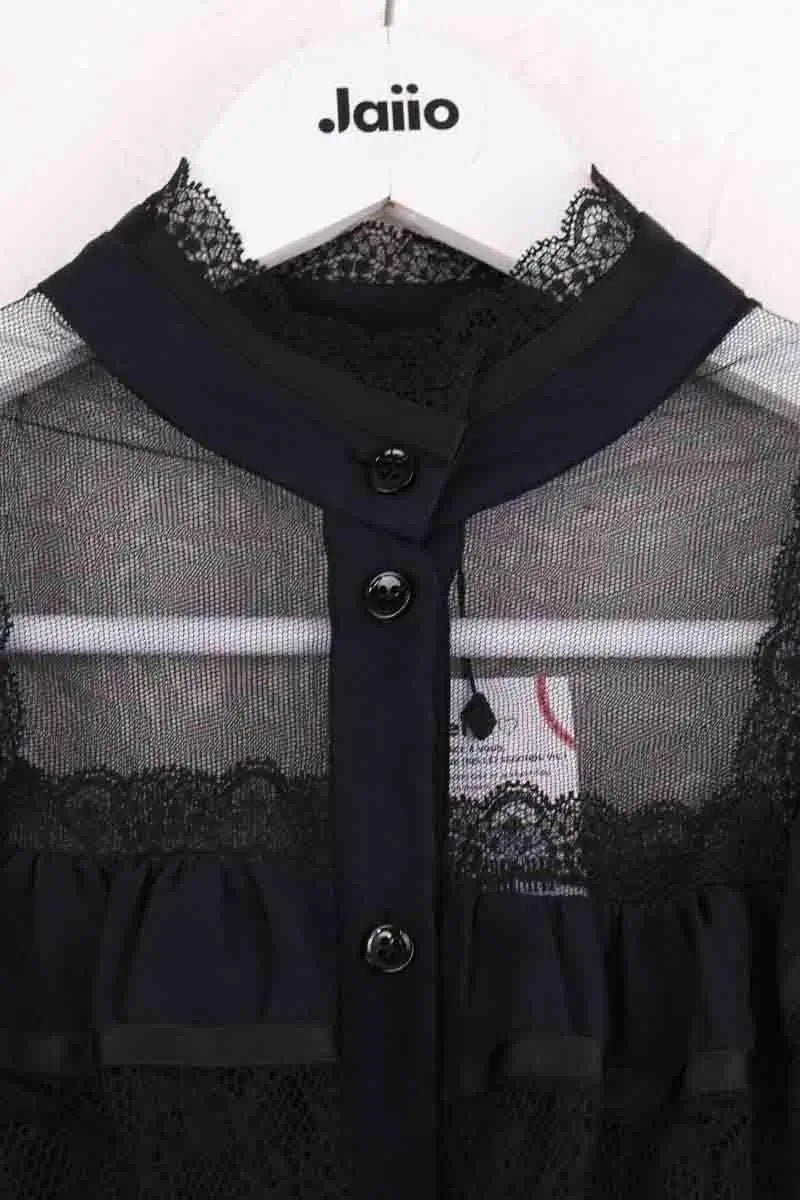 Chemise Saint Laurent Noir en Coton