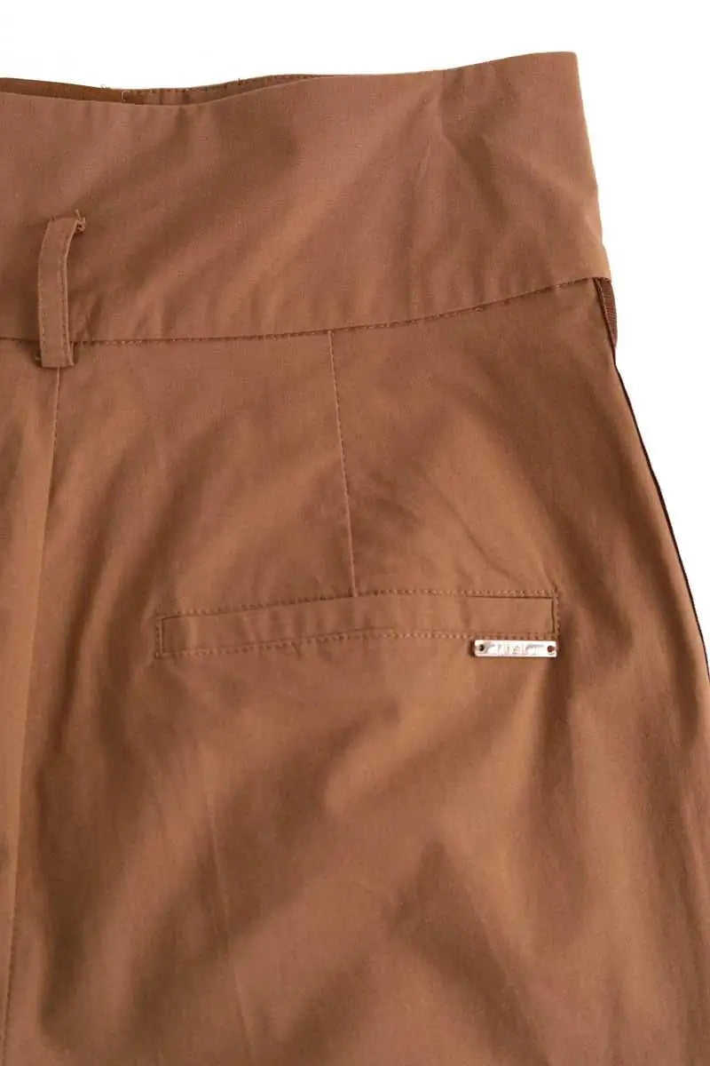 Pantalon Carot Liu Jo Camel en Coton