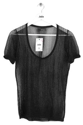 T-shirt The Kooples Noir en Synthétique, taille XS - Seconde Main