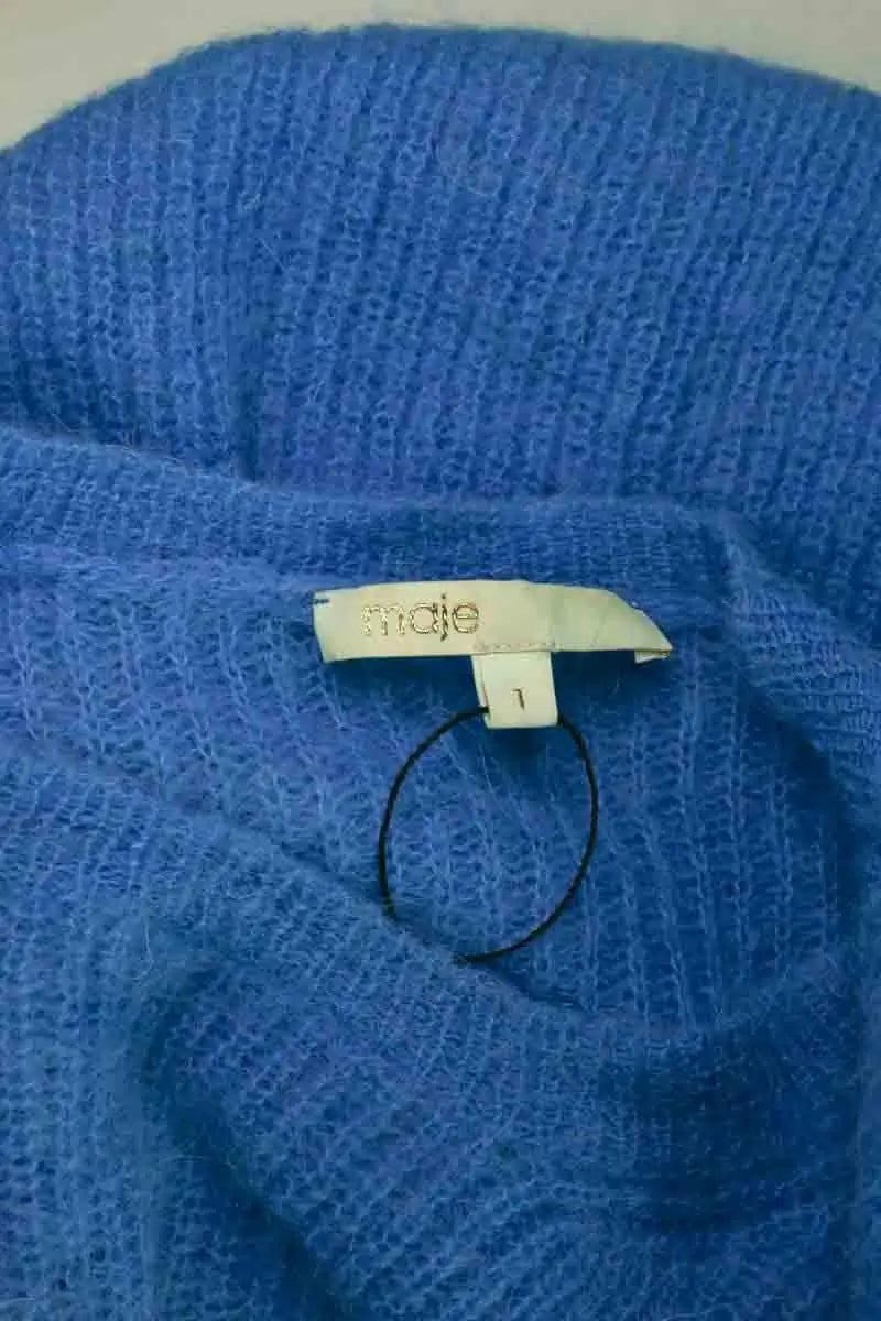 Pull Maje Bleu en Laine