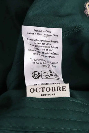 Casquette Octobre Vert en Coton