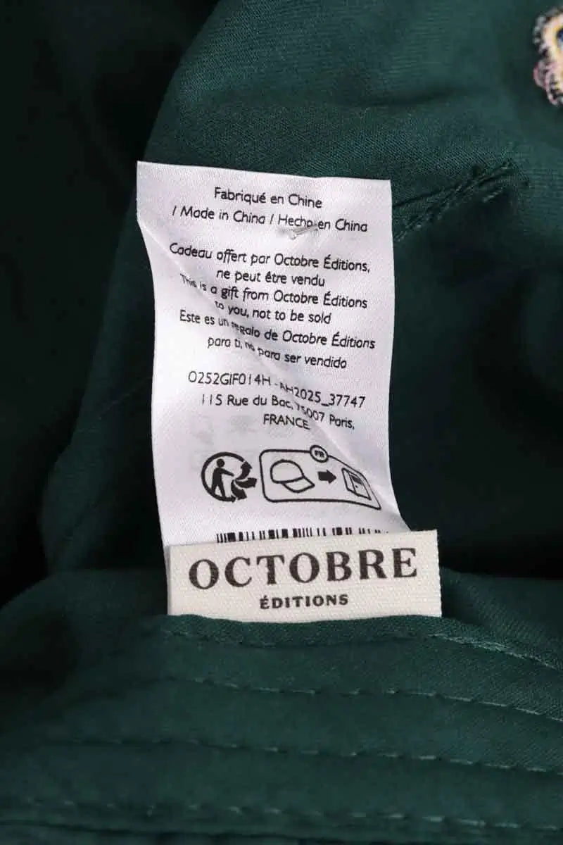 Casquette Octobre Vert en Coton
