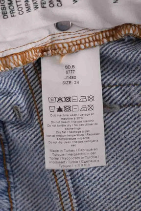 Jean large Ganni Bleu en Coton