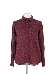 Chemise Soi Bordeaux en Viscose, taille XS - Seconde Main