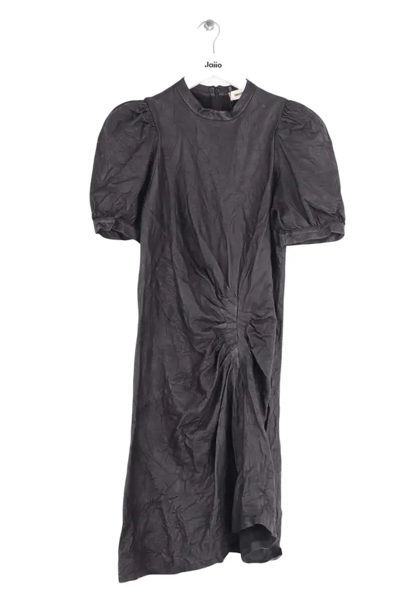 Robe Zadig & Voltaire Noir en Cuir, taille XS - Seconde Main
