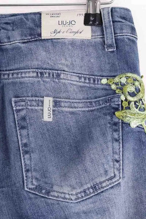 Jean slim Liu Jo Bleu en Coton