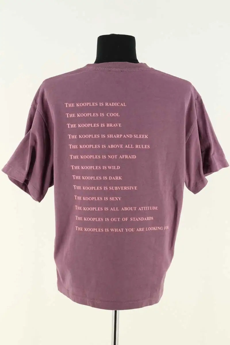 T-shirt The Kooples Violet en Coton