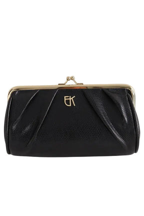 Pochette Emmanuelle Khanh Noir en Cuir - Seconde Main