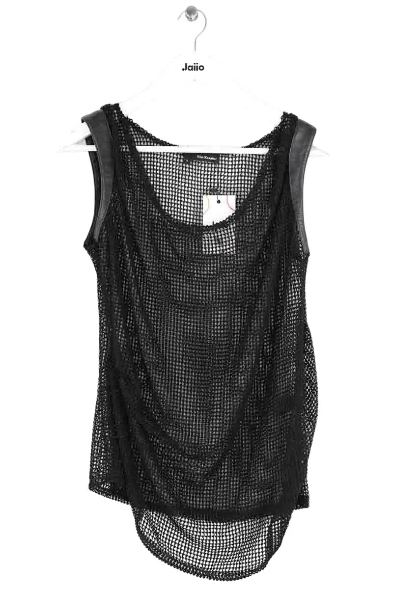Top sans manche The Kooples Noir en Synthétique, taille S - Seconde Main