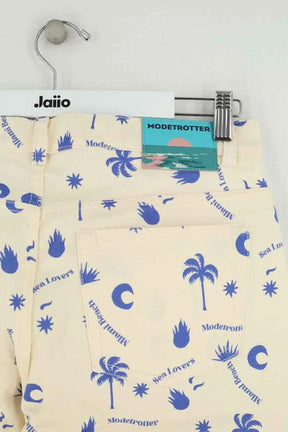 Jean droit Modetrotter Beige en Coton