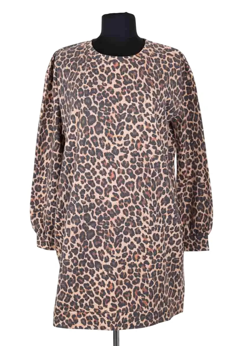 Robe Jeanne Vouland Marron en Coton, taille XS - Seconde Main