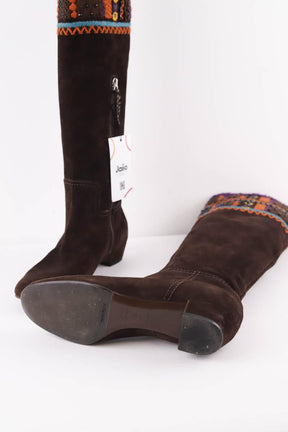 Bottes Miu Miu  Marron