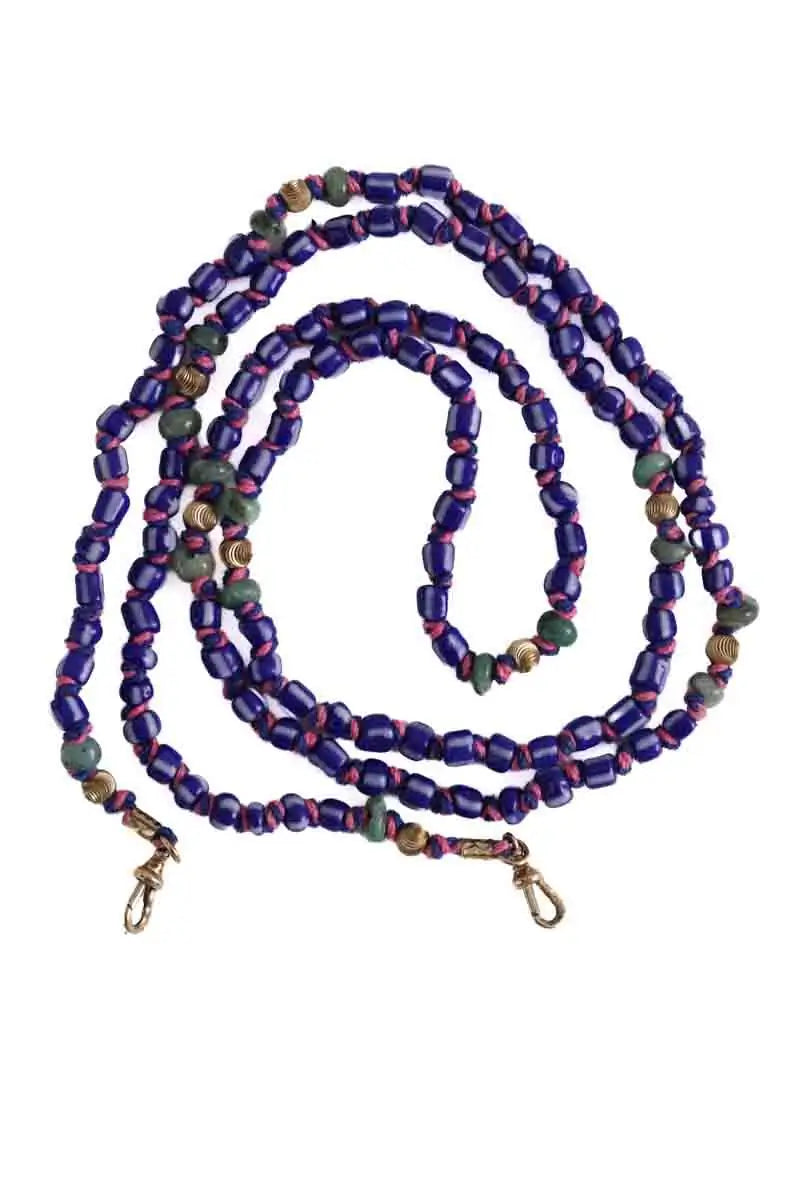 Collier Marie Lichtenberg Violet en Tissu