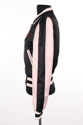 Blouson Maje Noir en Synthétique