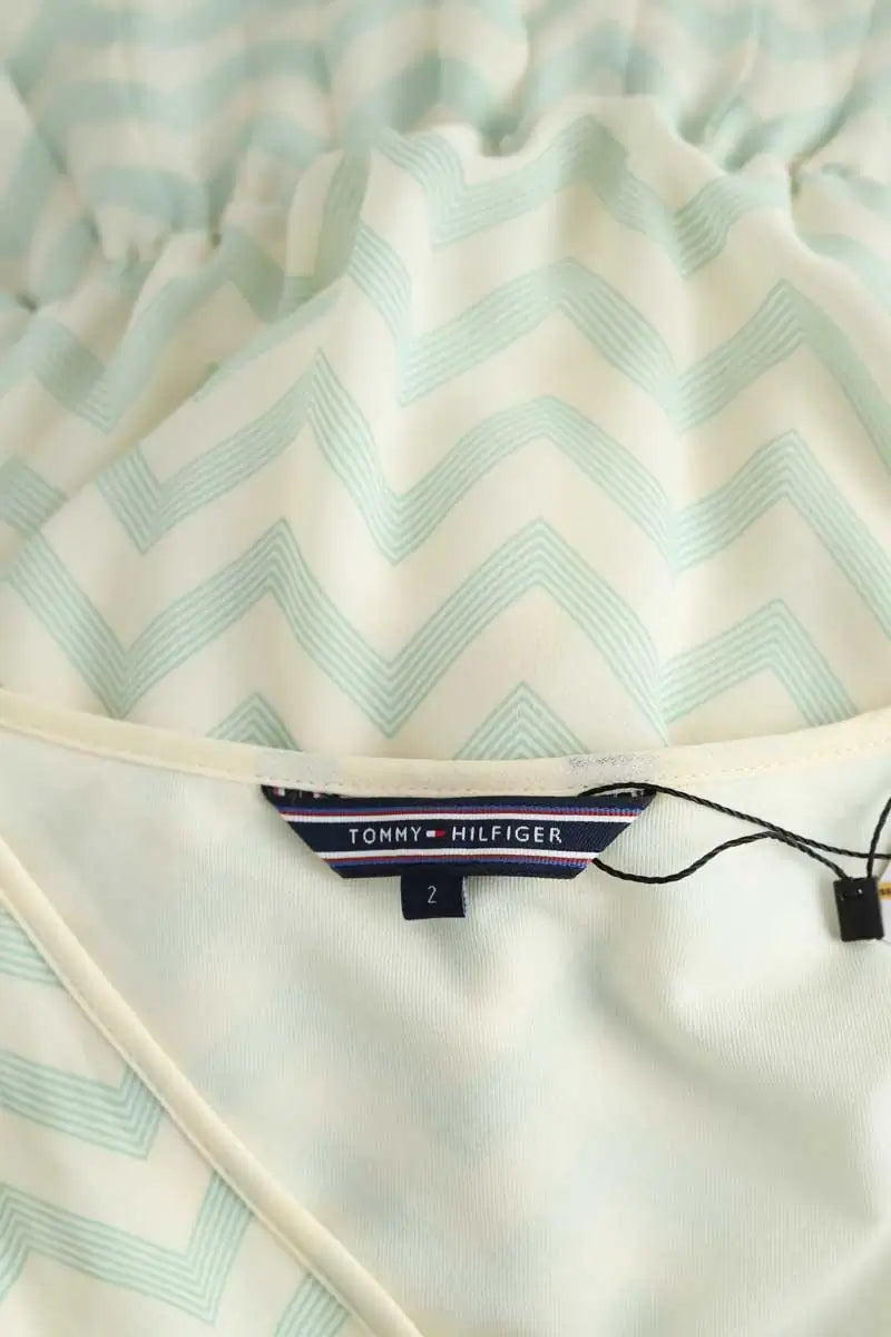Robe Tommy Hilfiger Beige en Polyester
