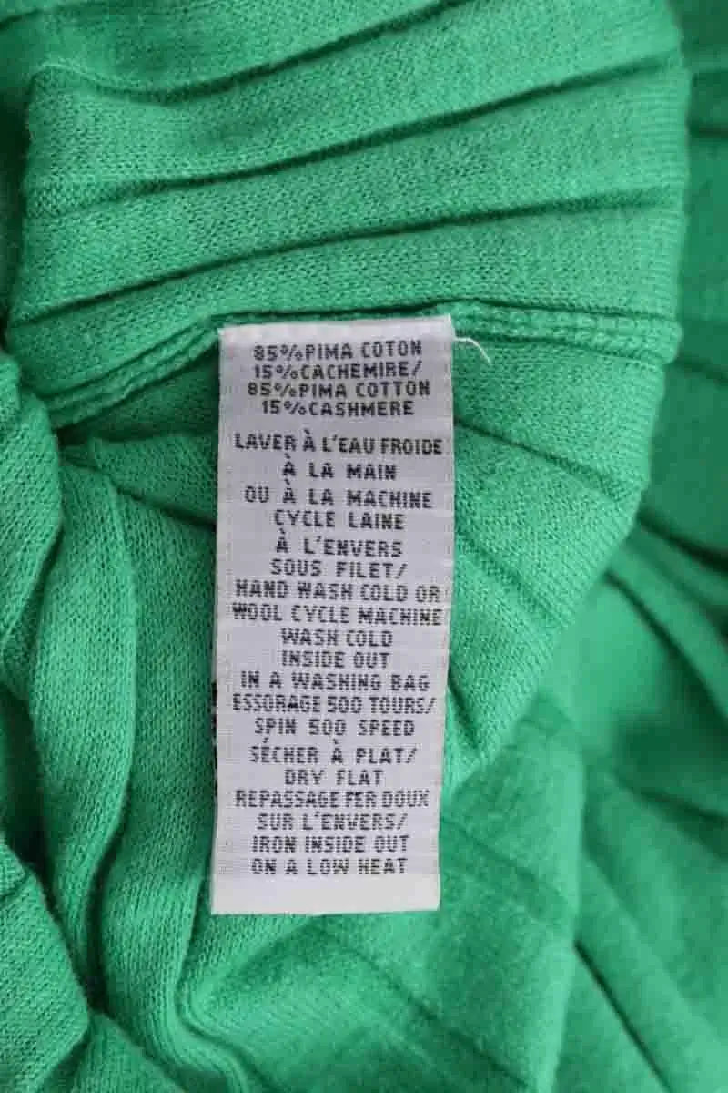Jupe Eric Bompard Vert en Coton