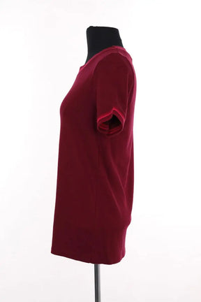 T-shirt Lacoste Bordeaux en Synthétique