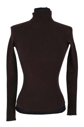 Pull Attic And Barn Marron en Viscose, taille XS - Seconde Main