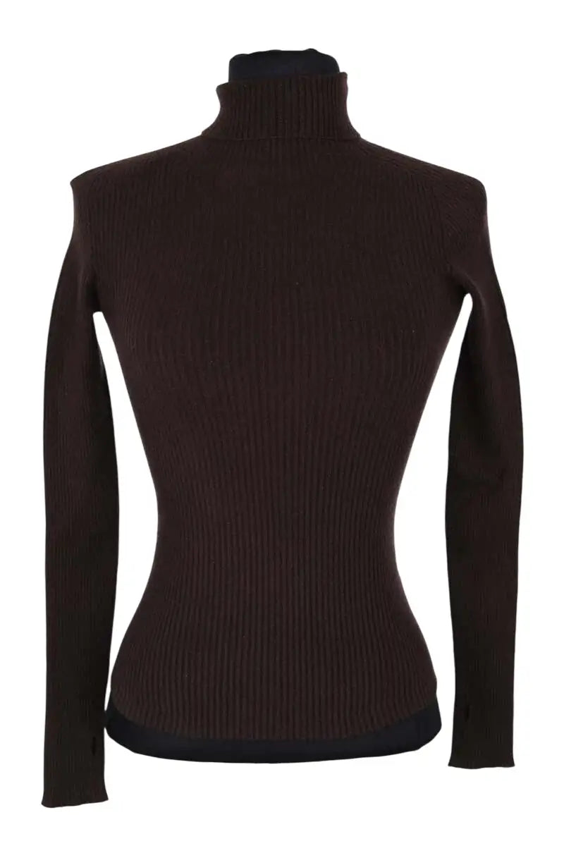 Pull Attic And Barn Marron en Viscose, taille XS - Seconde Main