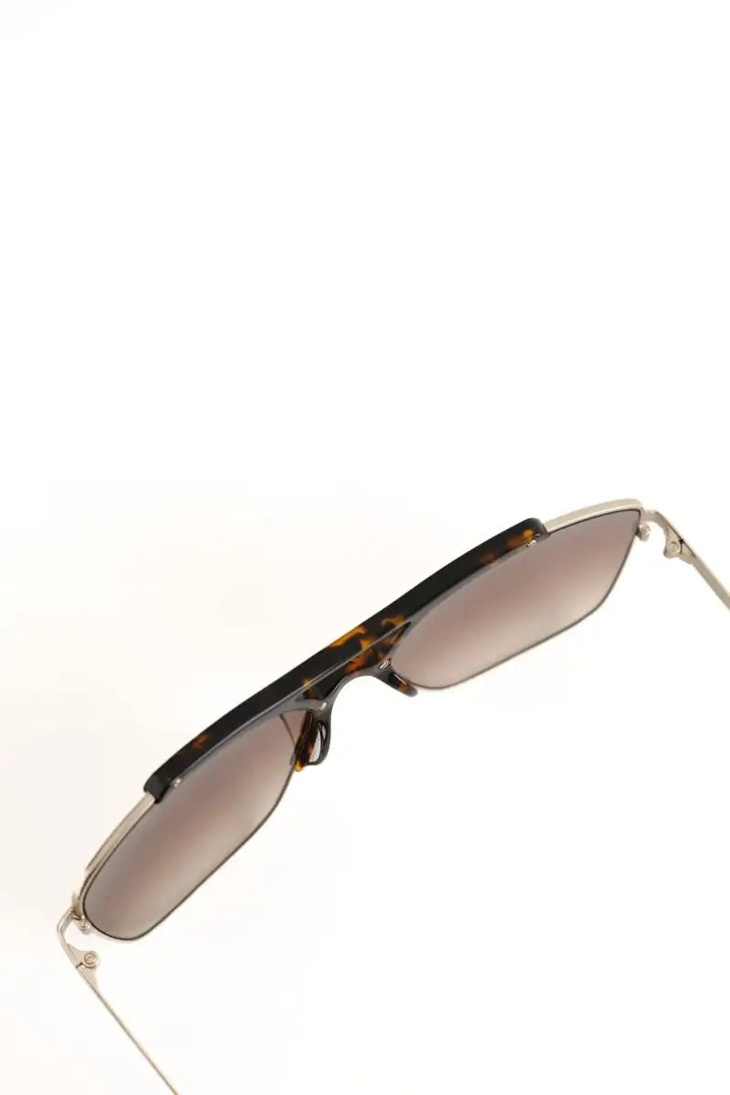 Lunettes de soleil Other Brand Marron en Plastique