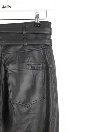 Pantalon droit Philosophy Di Lorenzo Serafini  Noir