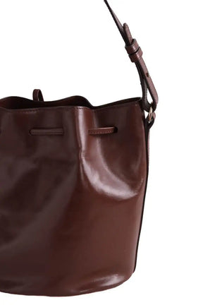 Sac porté épaule Sézane Marron en Cuir