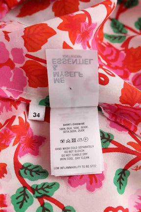 Blouse Essentiel Antwerp Rose en Soie