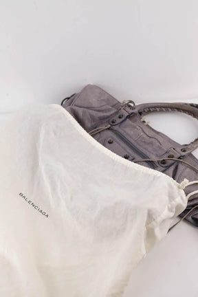 Sacs à main Balenciaga City Gris