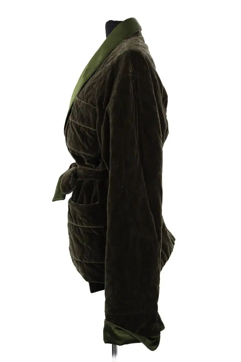 Manteau Givenchy Vert en Velours