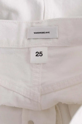 Mini jupe WARDROBE.NYC Blanc en Coton