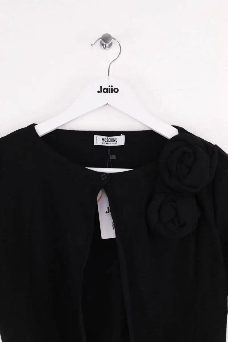 Cardigan Moschino Noir en Laine