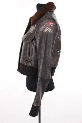 Blouson Valentino Noir en Cuir