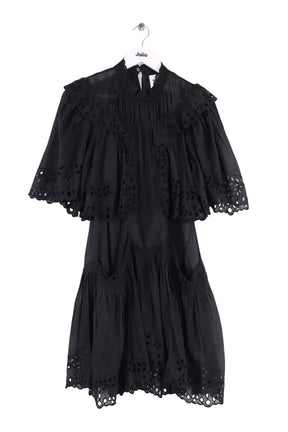 Robe Isabel Marant Étoile Noir en Coton, taille M - Seconde Main
