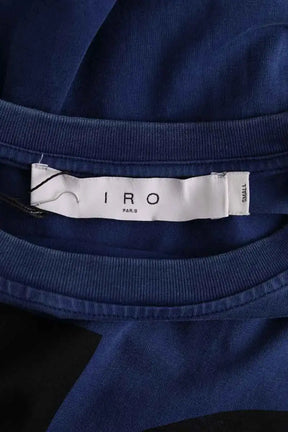 Robe Iro Marine en Coton