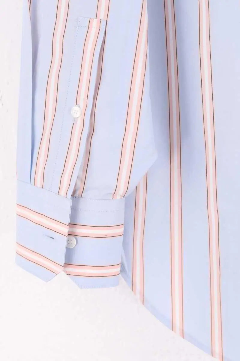 Chemise Lacoste Bleu en Coton