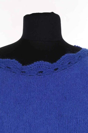 Pull Sézane Bleu en Laine