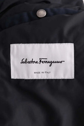 Manteau Salvatore Ferragamo Marine en Synthétique