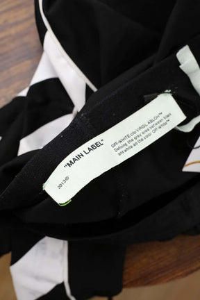 Leggings Off White  Noir