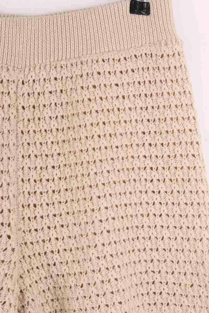Mini short Maison 123 Ecru en Coton