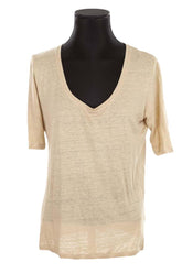 T-shirts Majestic Filatures  Beige