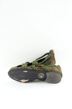 Ballerines Maison Ernest  Kaki