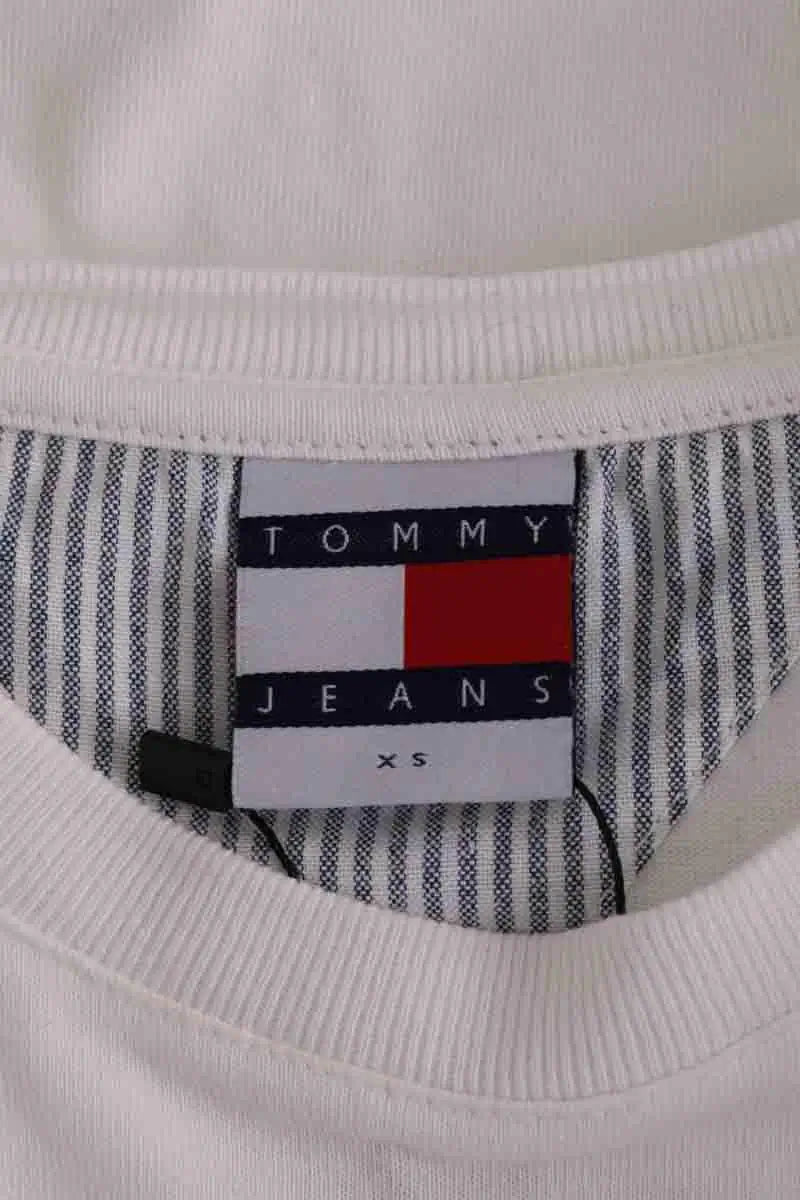 T-shirt Tommy Hilfiger Blanc en Coton