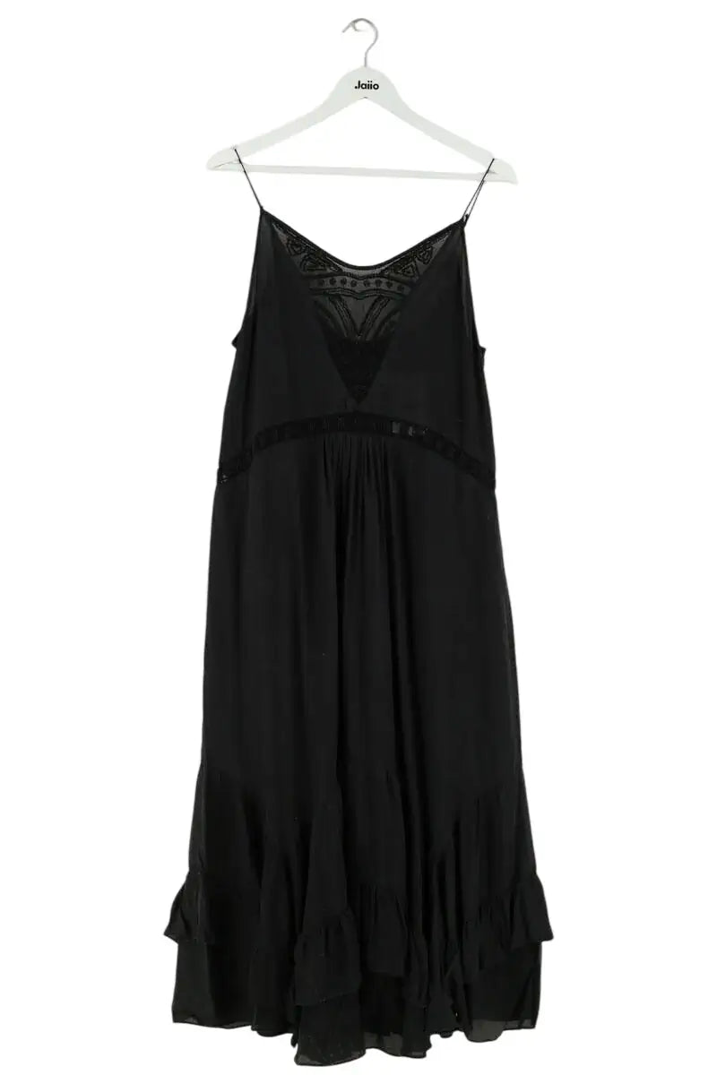Robe Iro Cliff Noir en Soie, taille L - Seconde Main