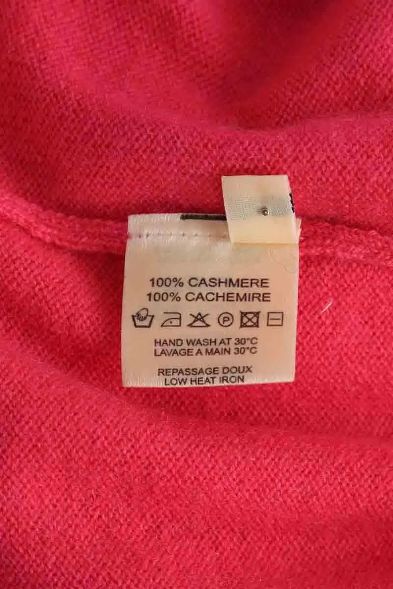 T-shirt Alexandra Golovanoff Rose en Cachemire