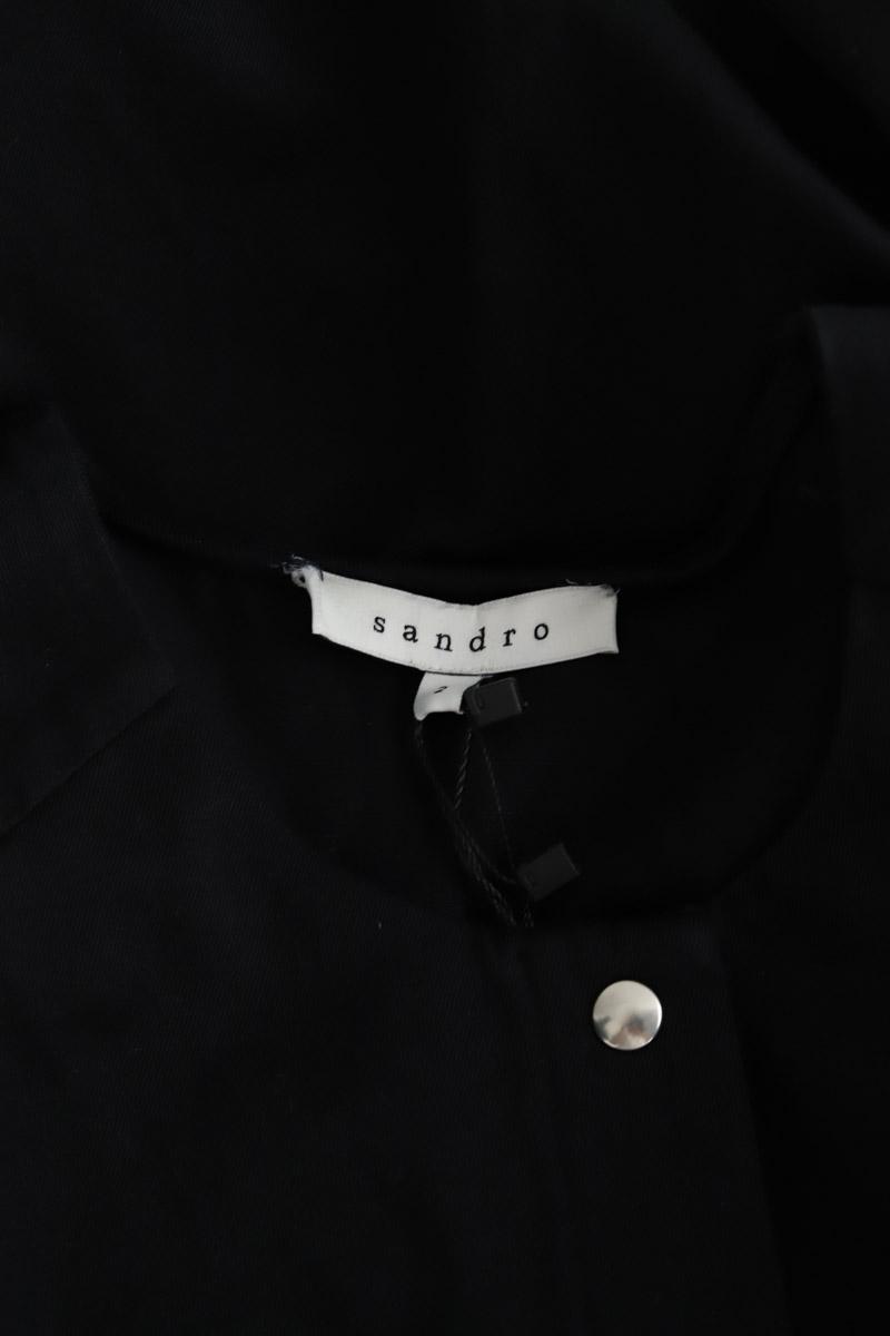 Mi-longueur Sandro  Noir