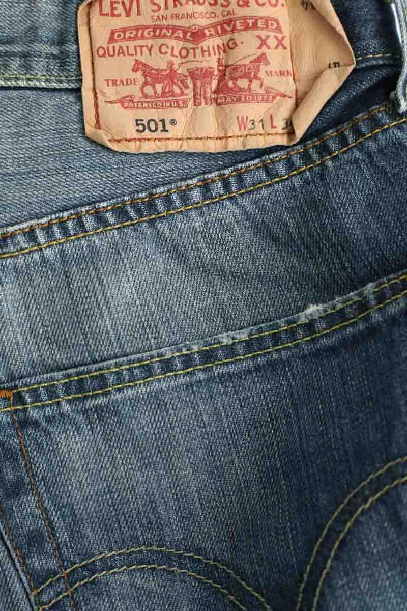 Droit Levi's 501 Bleu