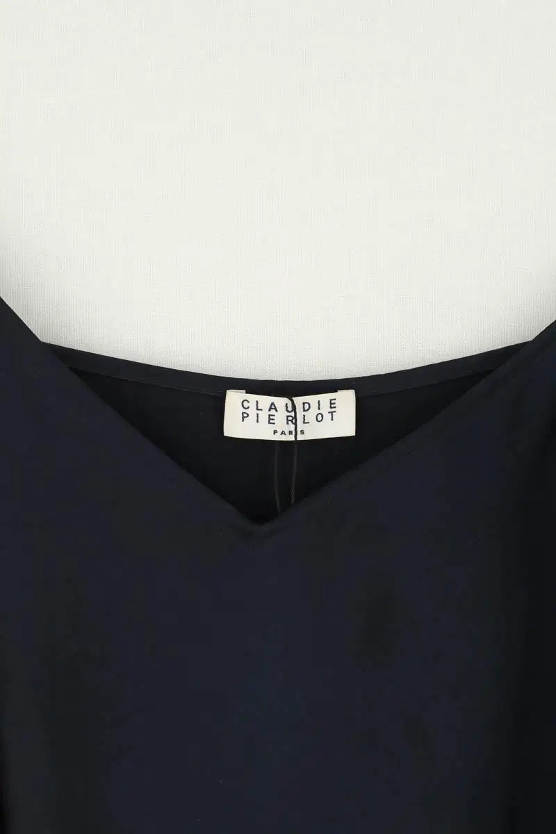 Robe Claudie Pierlot Bleu en Synthétique